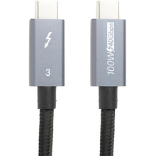 Кабель POWERPLANT USB-C - USB-C, 100W, 20V/5A, 1м (CA913336)