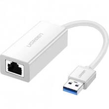 Перехідник UGREEN USB 3.0 - Ethernet RJ45 1000Mb CR111 White (20255)