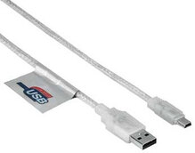 Кабель HAMA 41533 USB 2.0 A plug- mini B plug,1.8m