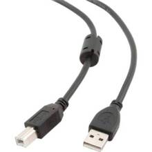 Кабель MAXXTER USB2.0 AM/BM 3 м Ферітовий фільтр (UF-AMBM-10)