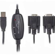 Перехідник VIEWCON USB 2.0 - 2 х COM 9+25pin 1.4 м (VE591)