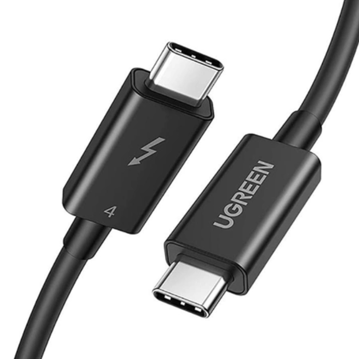 Кабель UGREEN USB 4.0 Thunderbolt Type-C M-M 0.8 м Black (US501) Вид кабель