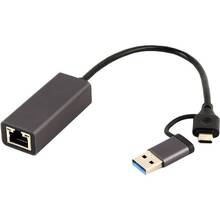 Кабель CABLEXPERT USB type-A/type-C (A-USB3AC-LAN-01)