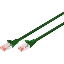 Патч-корд DIGITUS CAT 6 S-FTP 0.5м AWG 27/7 LSZH Green (DK-1644-005/G)