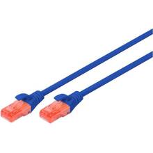 Патч-корд DIGITUS CAT 6 UTP AWG 26/7 Cu LSZH 0.5м blue (DK-1617-005/B)