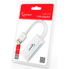 Мережевий адаптер GEMBIRD USB - Fast Ethernet White (NIC-U2-02)
