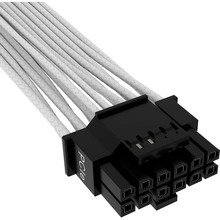 Кабель CORSAIR Premium Individually Sleeved 12+4pin PCIe Gen 5 Type 4 WHITE (CP-8920332)