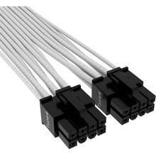 Кабель CORSAIR Premium Individually Sleeved 12+4pin PCIe Gen 5 Type 4 WHITE (CP-8920332)