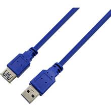 Кабель PROLOGIX USB 3.0 AM/AF 1.8 м Синій (PR-USB-P-11-30-18m)