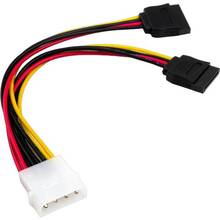 Кабель VINGA SATA Power 0.2m 2 connectors (VCPSATA2PW2)