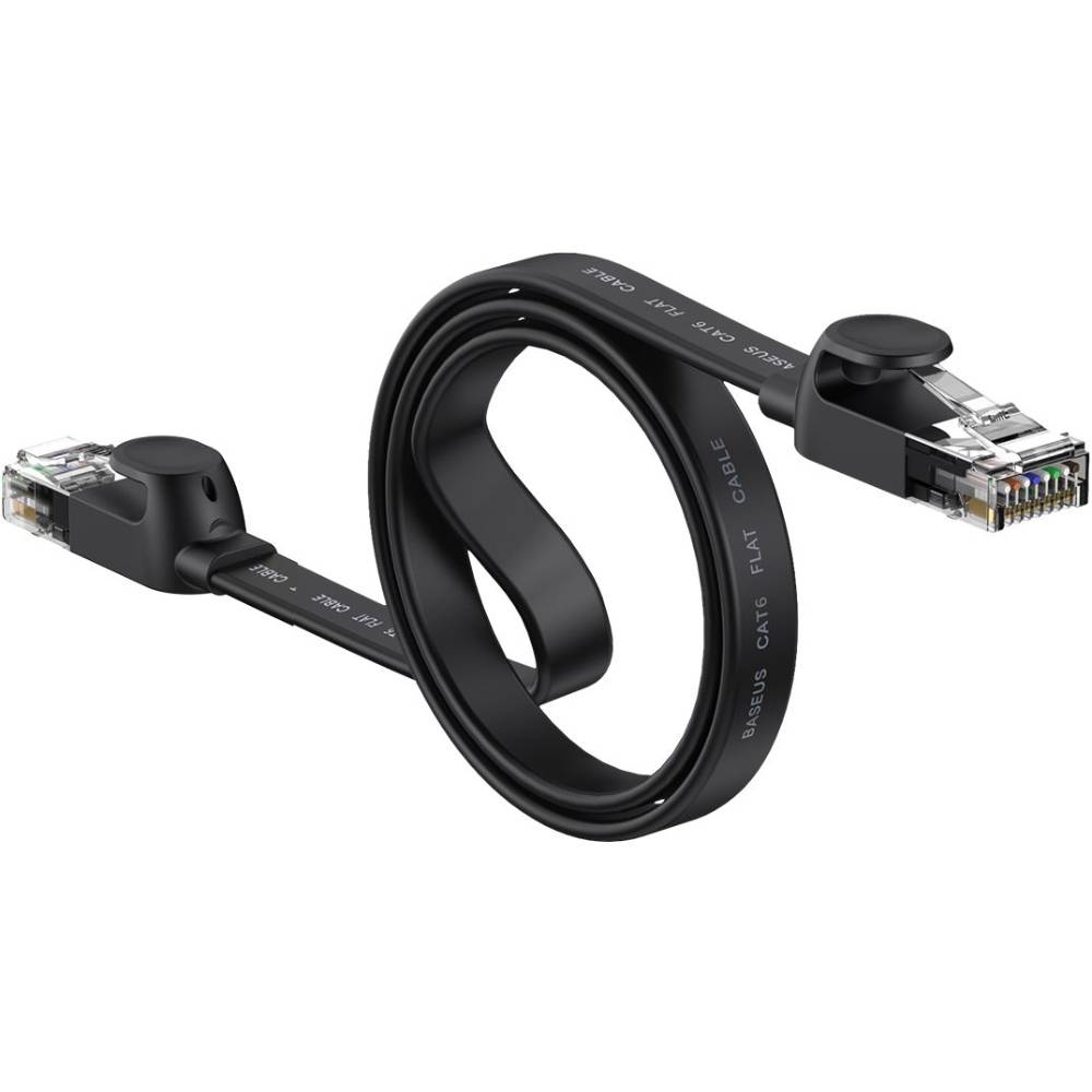 Кабель BASEUS High Speed Six types of RJ45 Gigabit network 1m (42515black) Длина 1