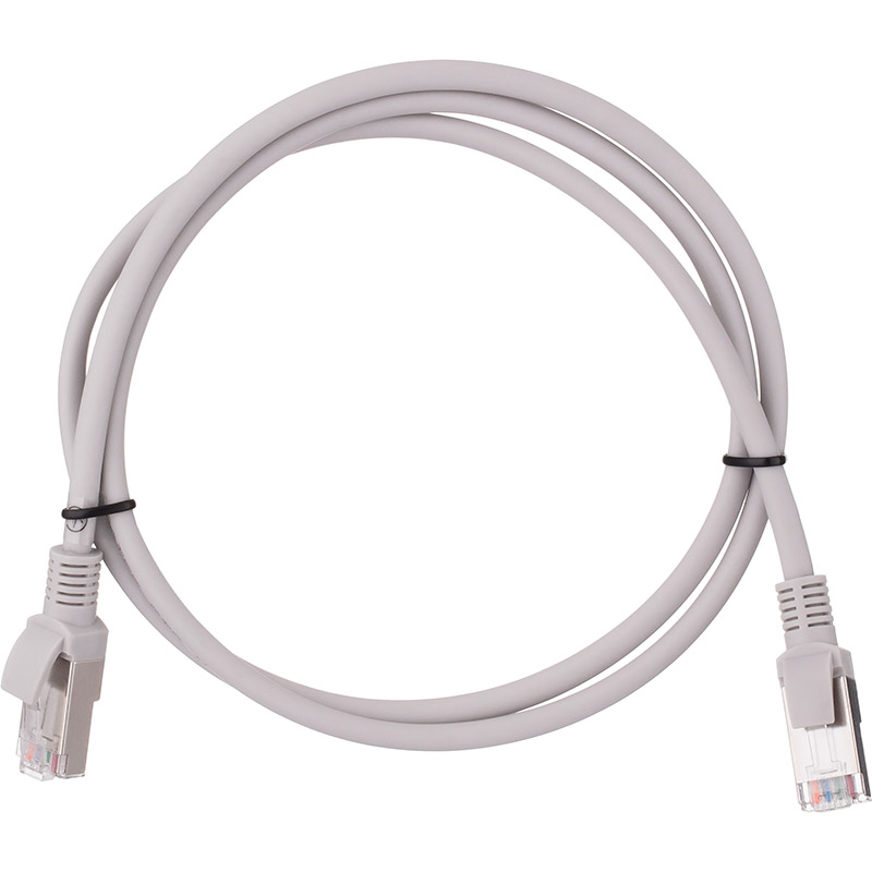 Патч-корд 2E САТ 5e FTP 26AWG Cu LSZH 2 м Grey (2E-PC5ECU-FTP2LSZH-GRY)
