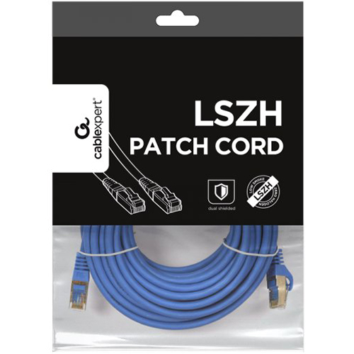 Патч-корд CABLEXPERT S/FTP 20м Blue (PP6A-LSZHCU-B-20M) Вид кабель