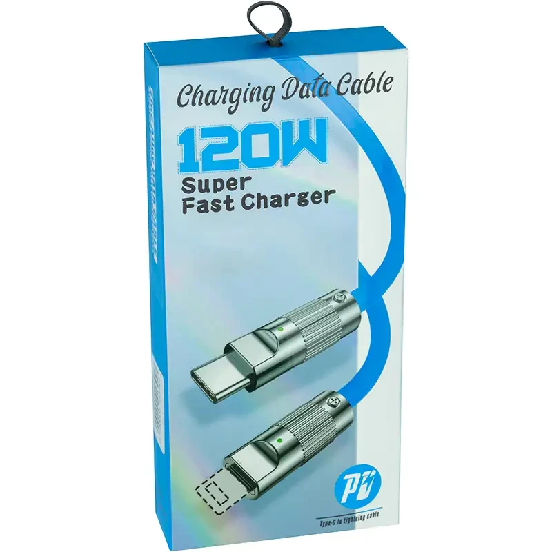 Кабель POWERPLANT USB Type-C - Type-C 120W 3 м orange (CA913923) Разъем 2 USB тип C (мама)