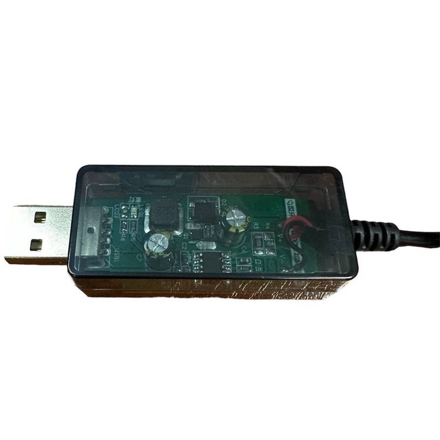 Кабель XOKO USB-DC 5.5х2.5мм 5-12V 1.5A 83см Black (DC-5-12-1.5A) Роз'єм 2 DC 5.5 x 2.5