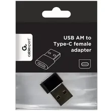 Перехідник CABLEXPERT USB AM/Type-C (A-USB2-AMCF-02)