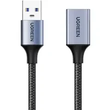 Перехідник UGREEN US115 USB-A - USB 3.0 0.5m Gray (90403193)