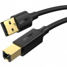 Кабель UGREEN US135 USB-A 2.0 - USB-B 2.0 Cable 1 m Black 20846 (90402020)