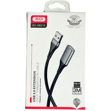 Кабель XO NB219 USB to USB 3 m Black (NB-219-USB-3m)