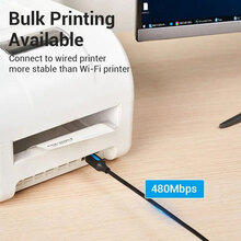 Кабель для принтера VENTION USB Type C-B Male Print 1.5 м (CQUBG)