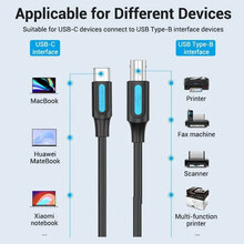Кабель для принтера VENTION USB Type C-B Male Print 1.5 м (CQUBG)