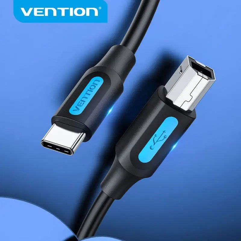 Кабель для принтера VENTION USB Type C - B Male Print 2 м (CQUBH) Роз'єм 1 USB тип C (папа)