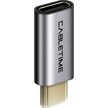 Перехідник CABLETIME OTG USB Type-C - USB Type-C Silver (CA913718)