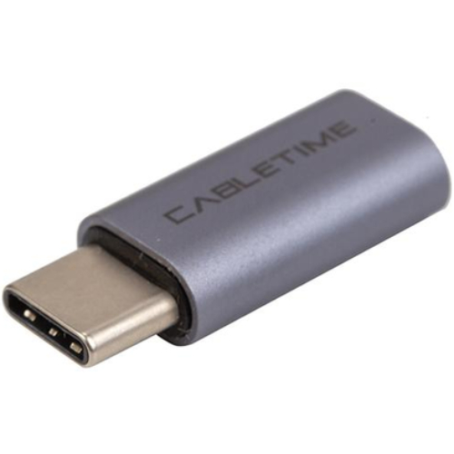 Перехідник CABLETIME OTG USB Type-C - USB Type-C Silver (CA913718) Вид перехідник