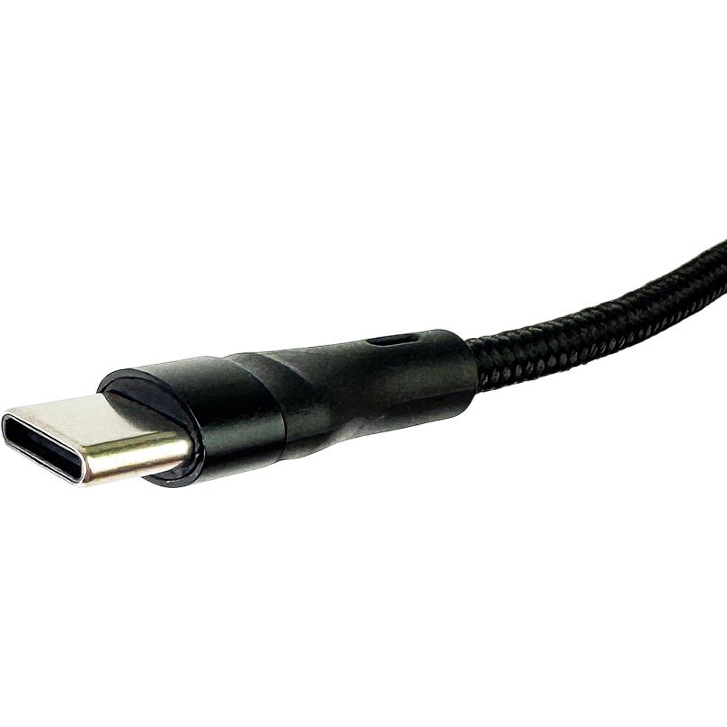 Кабель ULTRA UC100-0100BK USB-A 2.0 - USB Type C 1 м (UC100-0100BK) Роз'єм 1 USB тип А (папа)