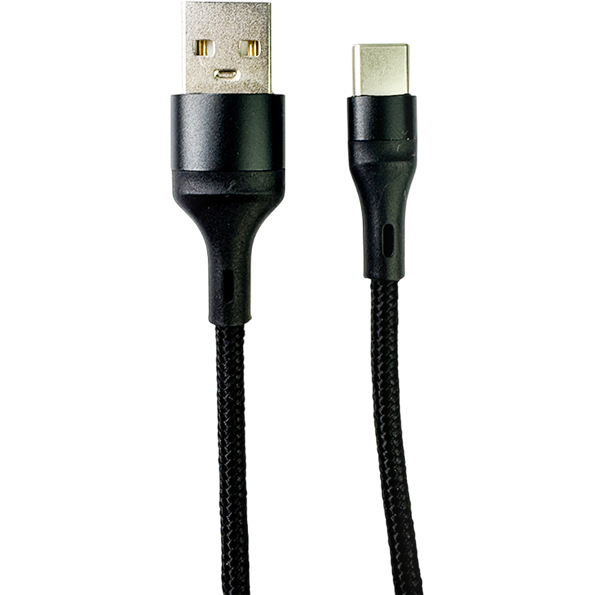 Кабель ULTRA UC100-0100BK USB-A 2.0 - USB Type C 1 м (UC100-0100BK) Вид кабель