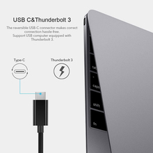 Перехідник CHOETECH USB 3.1 Type-C - Ethernet RJ45 1000Mb 0.15 м (HUB-R01-BK)