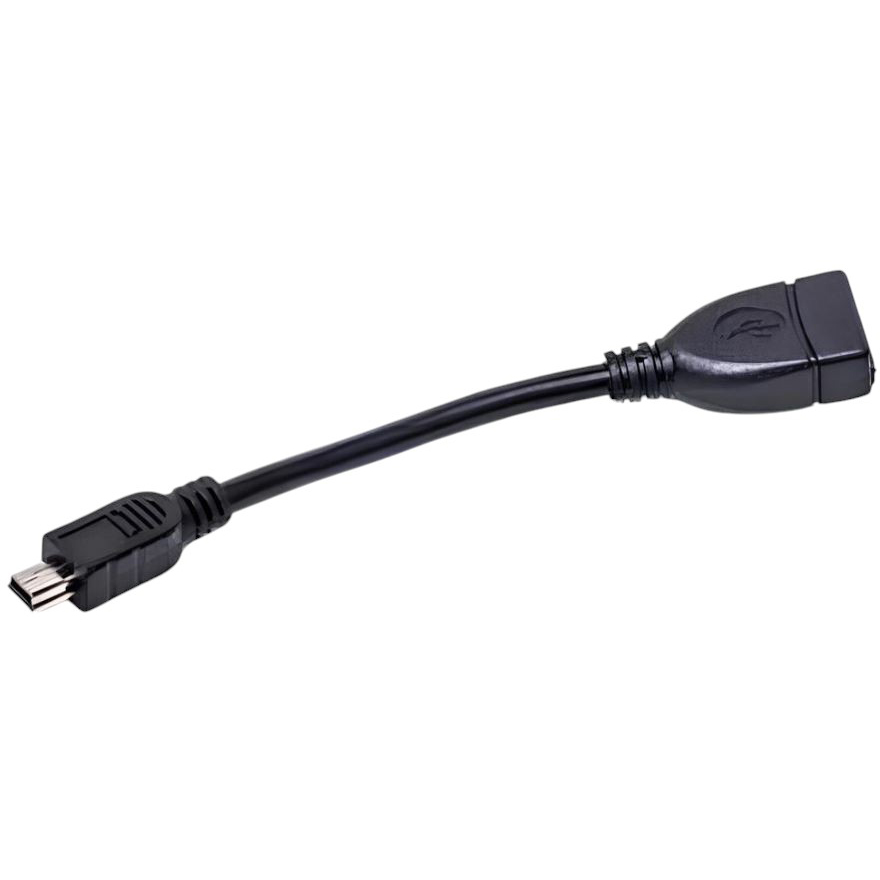 Кабель POWERPLANT OTG USB 2.0 AF-Micro, 0.1 м Black (KD00AS1232) Вид кабель