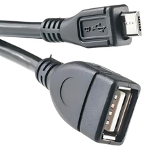 Кабель POWERPLANT OTG USB 2.0 AF-Micro, 0.5 м Black (KD00AS1233)