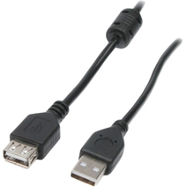Кабель-подовжувач MAXXTRO USB 2.0 AM - AF, 1 м (UF-AMAF-1m)