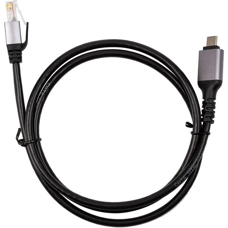 Кабель POWERPLANT USB Type-C - RJ45 1 м (CA914913)