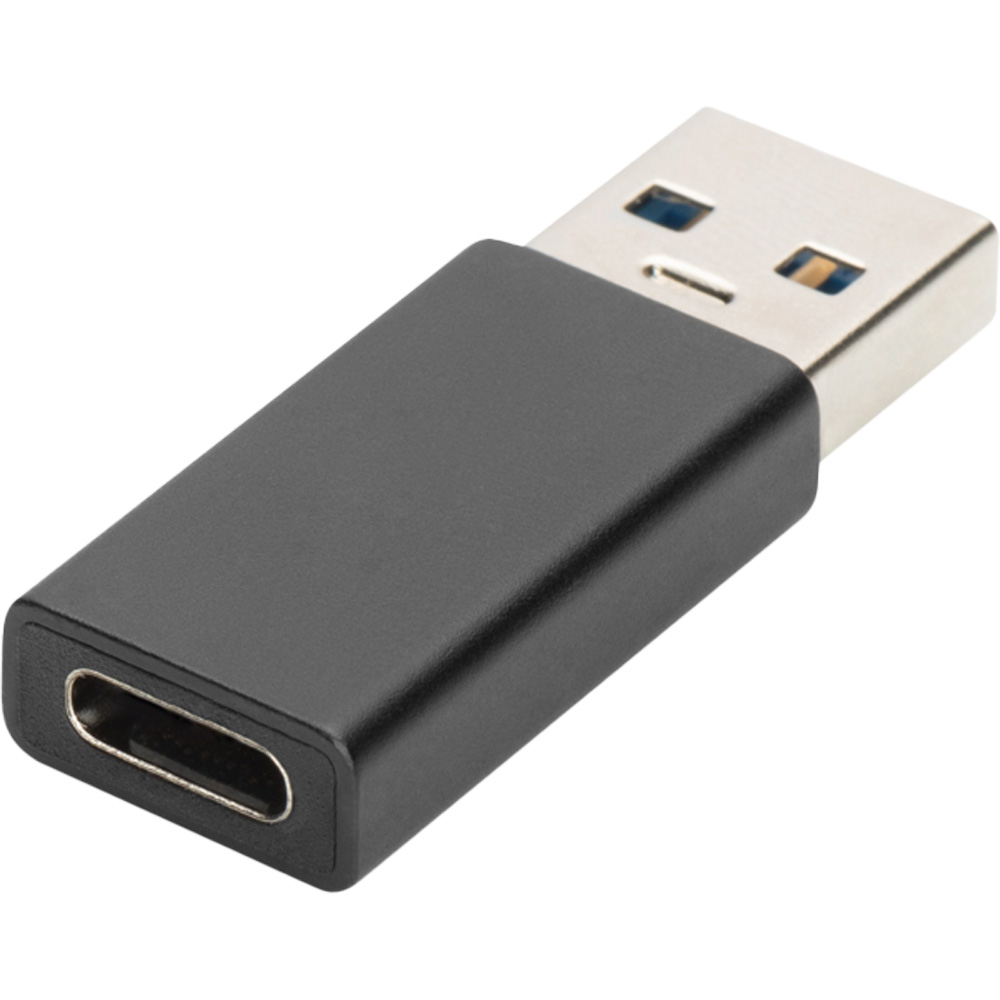 Фото 4 Перехідник DIGITUS USB-A-USB-C Black (AK-300524-000-S)