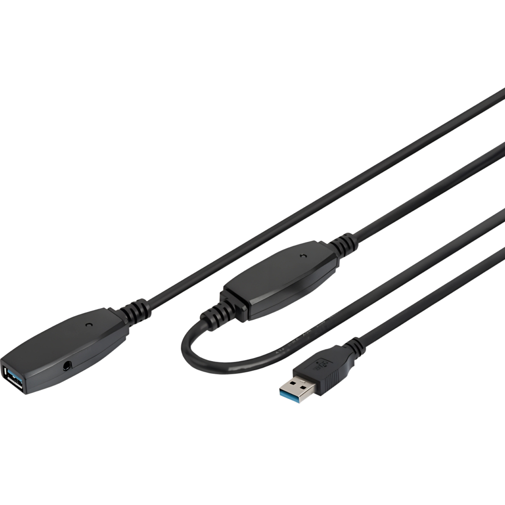 Кабель DIGITUS Active USB тип А – USB тип А Black (DA-73105)