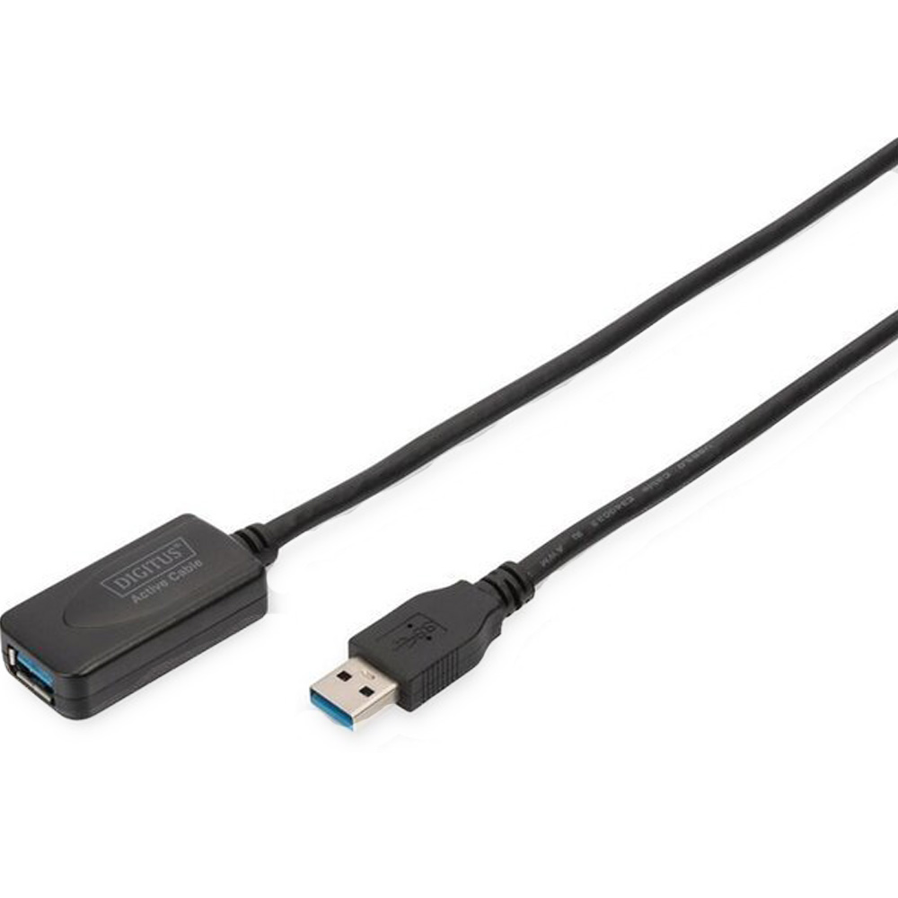 Подовжувач DIGITUS USB 3.0 5 м Black (DA-73104)