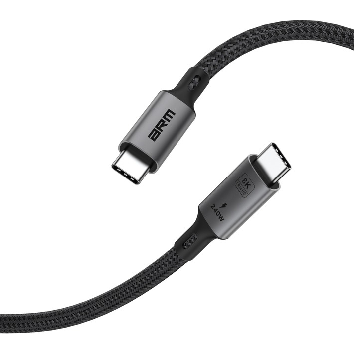 Фото Кабель ARMORSTANDART USB 4.0 USB-C - USB-C 240W 8K 60hz 40Gbps 1m Black (ARM81921)