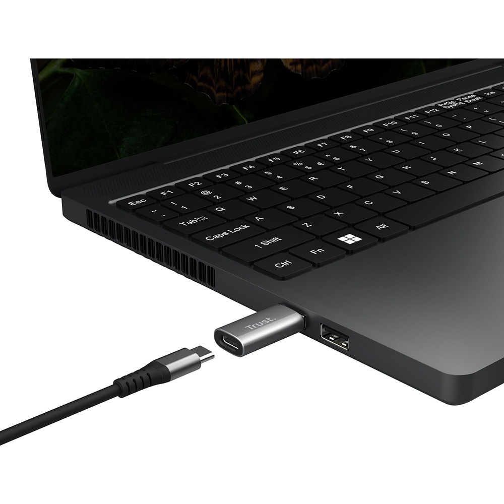 Фото 4 Переходник Trust Calyx USB-C to USB-A 2шт Gray (25573_TRUST)