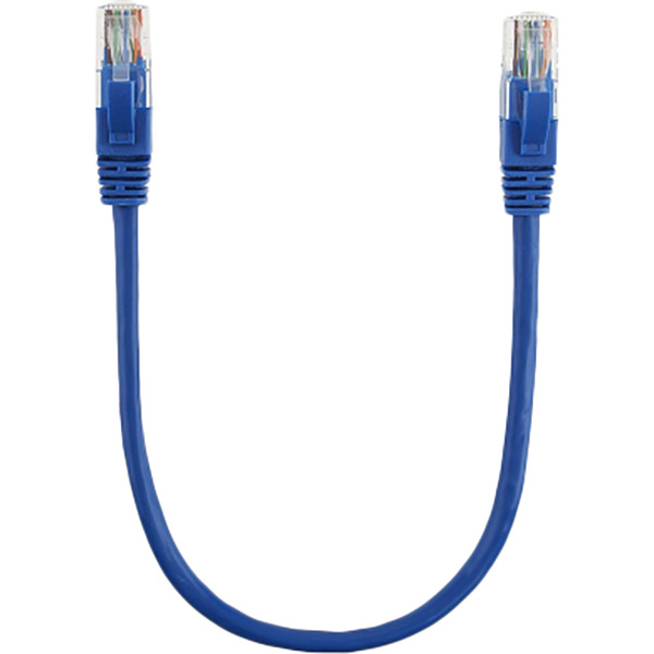 Патч-корд RITAR UTP RJ45 Cat.5e 0,25 м Blue (PCR-CU/0.25Be)