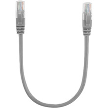 Патч-корд RITAR UTP RJ45 Cat.5e 0,25 м Grey (PCR-CU/0.25G)