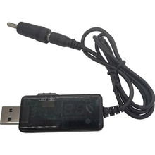 Кабель живлення DYNAMODE USB to DC 5.5x2.1mm + 3.5x1.35mm 5V to 9V/12V 0.8м Black (KWS-912V)