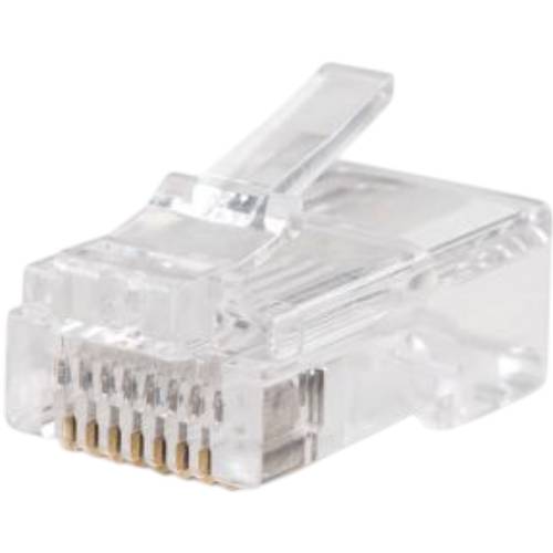 Конектори VINGA RJ45 UTP 100 шт. (VCPCON8P8CUTP) Додатково Для крученої пари; конфігурація: 8P8C