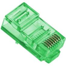 Коннекторы MERLIO RJ45 cat.5e UTP 8P8C Green 100 шт. (09051)