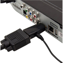 Перехідник STLAB HDMI male - VGA Female з аудіо-кабелем (U-991 black)