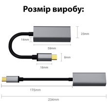 Адаптер DYNAMODE USB 3.0 Type-C RJ45 RTL8153 (DM-AD-GLAN-C)