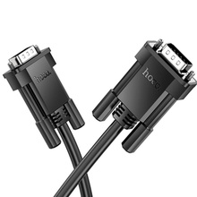 Кабель HOCO US11 VGA - VGA  1 м  Black (6942007628204)