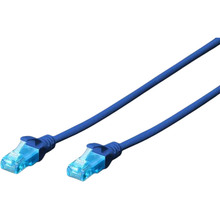 Патч-корд 2E CAT 5e UTP 2 м 26AWG RJ45 Blue (2E-PC5ECU-2LSZH-BLU)