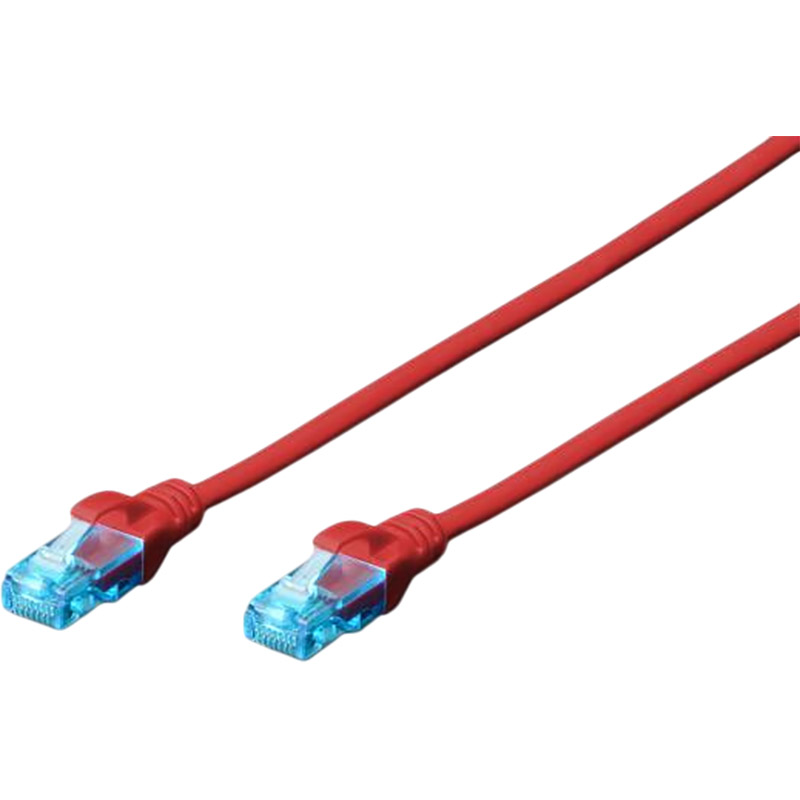 Патч-корд 2E CAT 5e UTP 2 м 26AWG RJ45 Red (2E-PC5ECU-2LSZH-RED)
